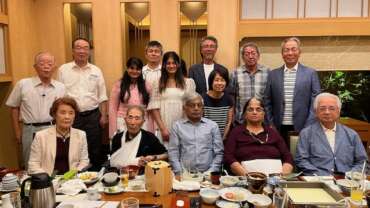 A celebratory party was held in Itami