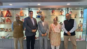 PAO Alexander McLaren, Mr. Salil Kader from the US Consulate and Mr. Sanjay Pulipaka Chairman of the Politeia Research Foundation visited NRJH