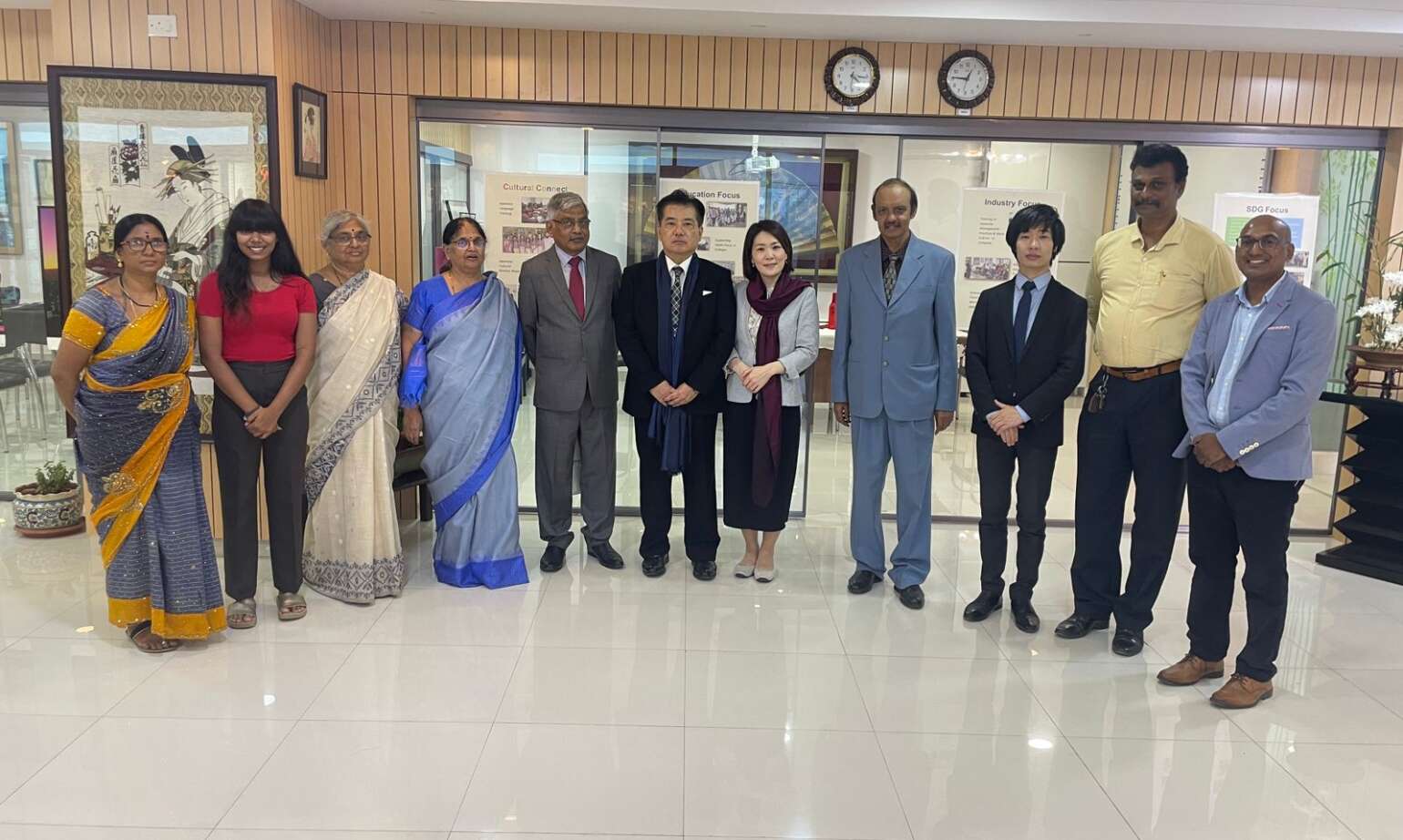 H.E Consul-General of Japan in Chennai paid courtesy visit to our center