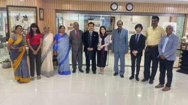 H.E Consul-General of Japan in Chennai paid courtesy visit to our center