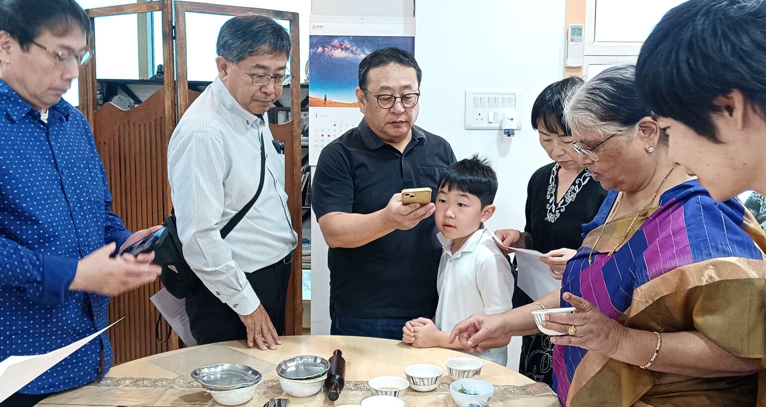 Indian cooking demo to the Japanese expats at NRJH