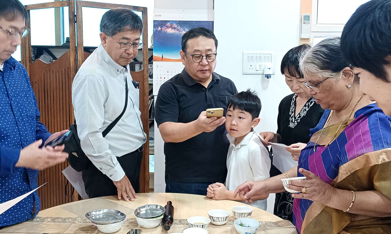 Indian cooking demo to the Japanese expats at NRJH